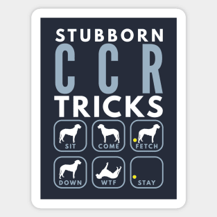 Stubborn Curly Coated Retriever Tricks - Dog Training Sticker